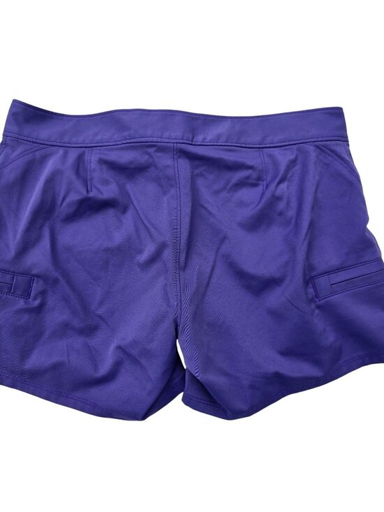 Under Armour Women's Purple Semi-Fitted HeatGear Shorts Size 6 Lightweight - Picture 5 of 5